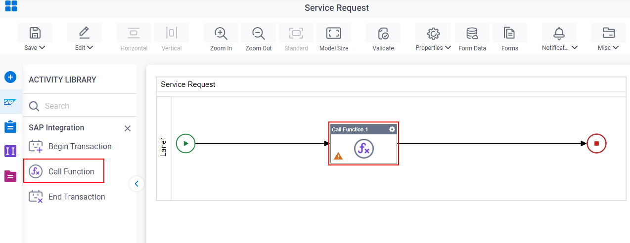 Drag Call Function