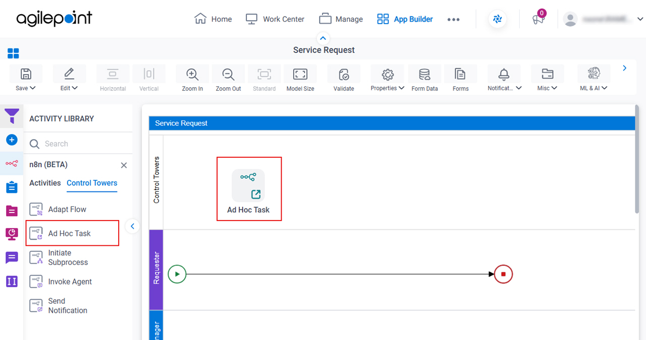 Drag Initiate Subprocess activity