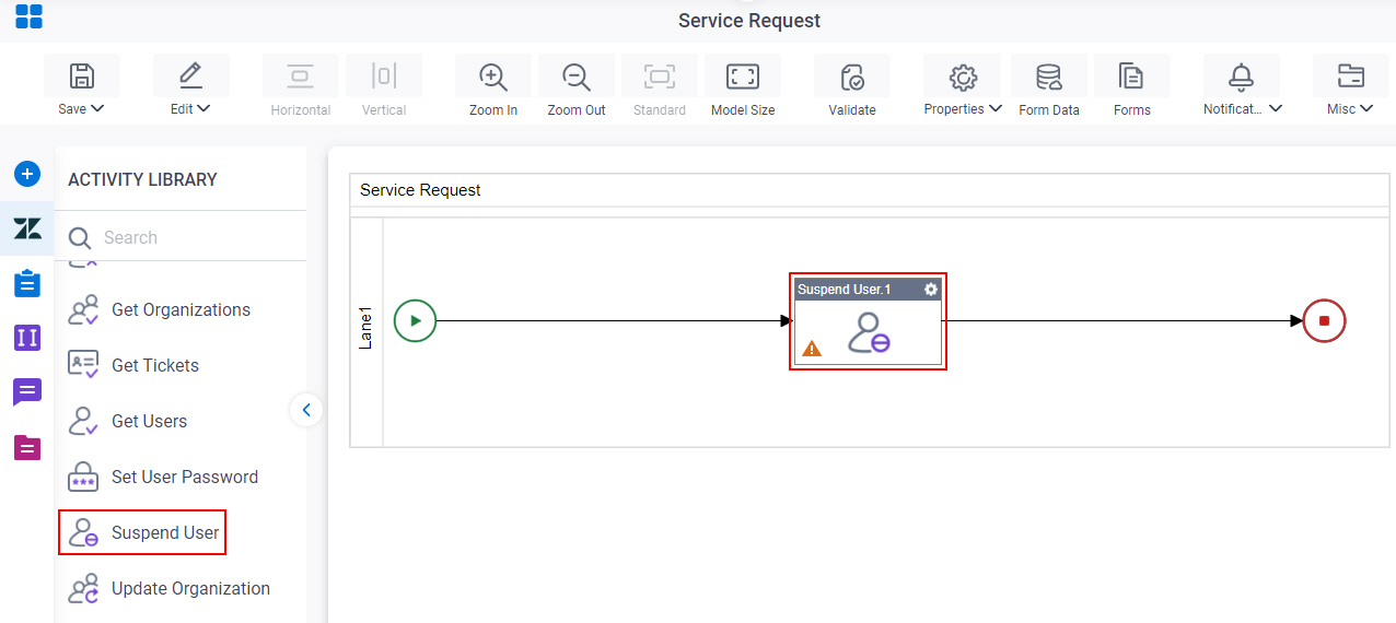 Drag Suspend User activity