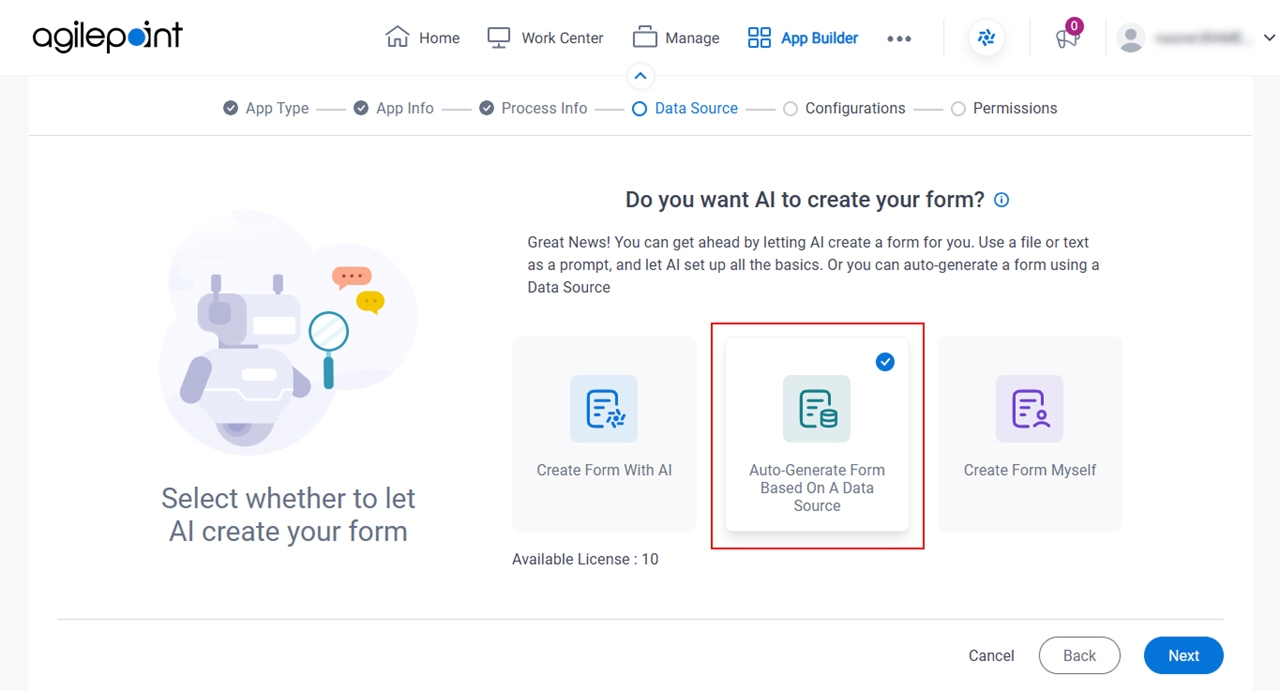 Click Auto Generate Form Based On A Data Source