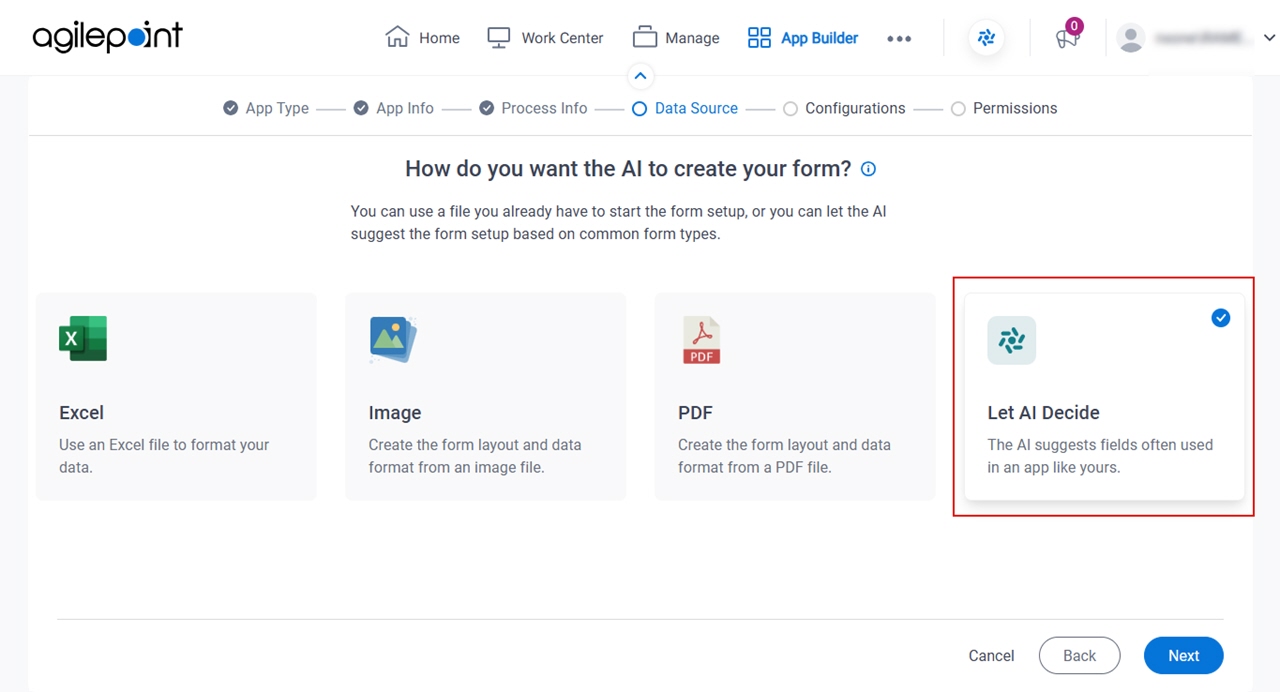 Click Let AI Decide