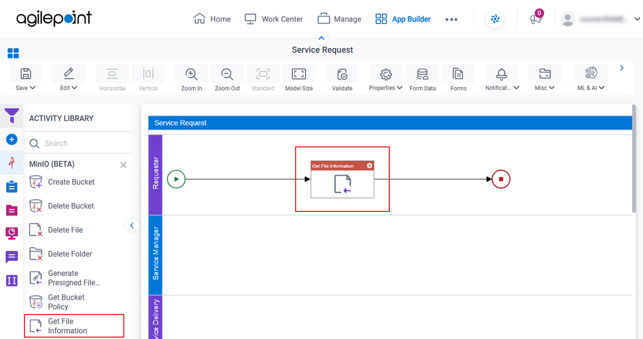 Drag Get File Information activity
