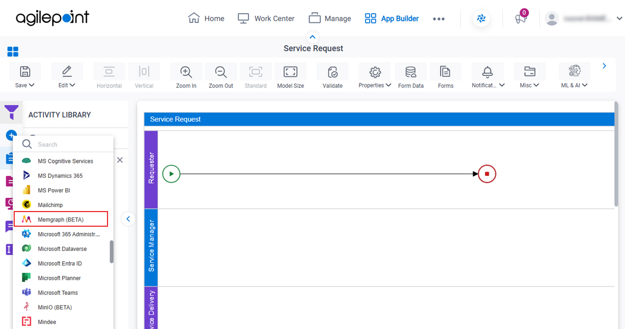 Memgraph tab