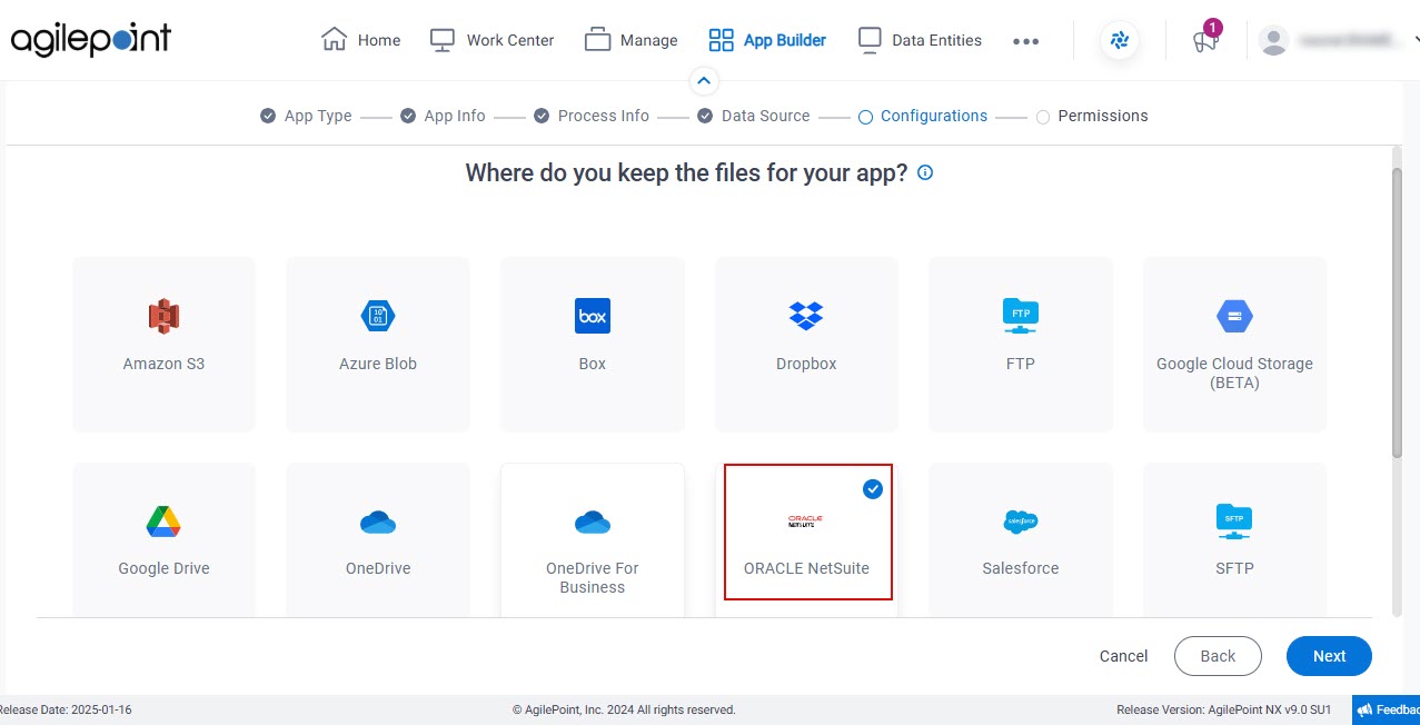 Select Oracle NetSuite