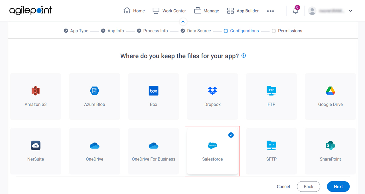 Select Salesforce
