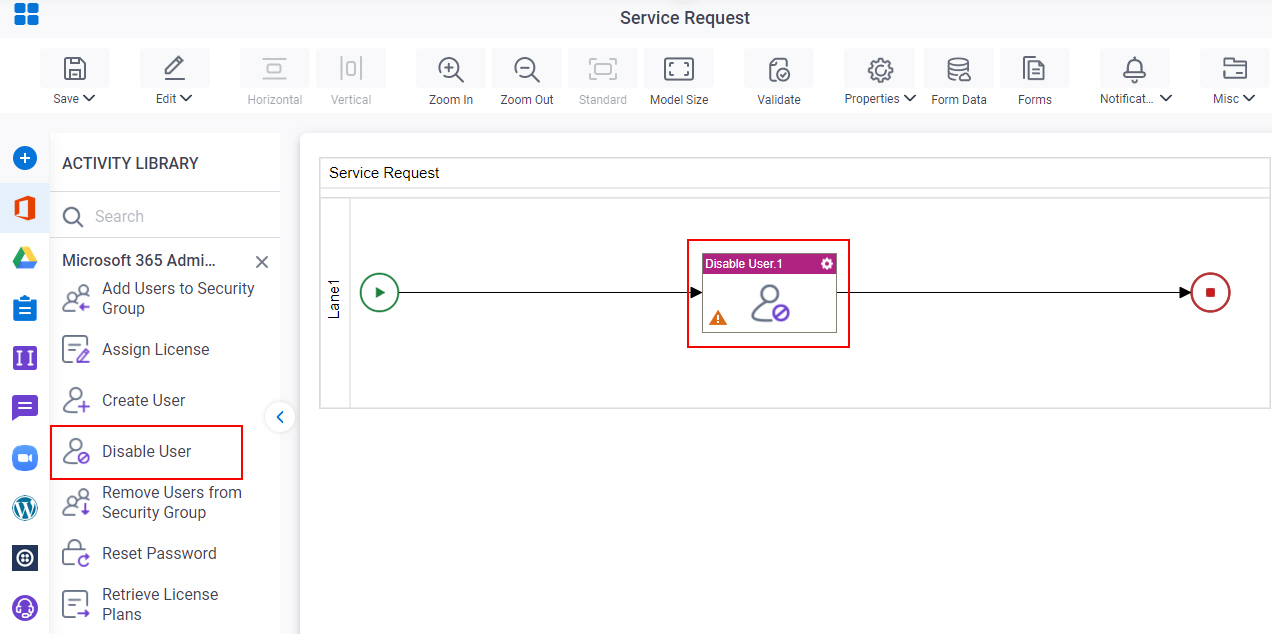 Drag Disable User activity