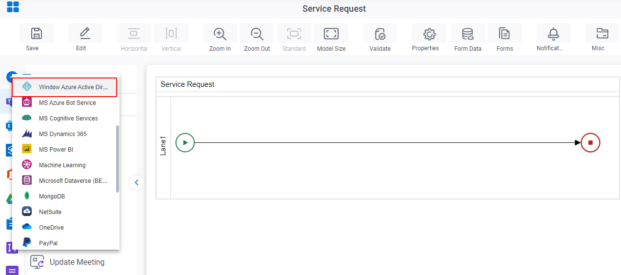 Open MS Entra ID tab
