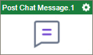 Post Chat Message activity