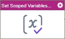 Set Scoped Variables activity
