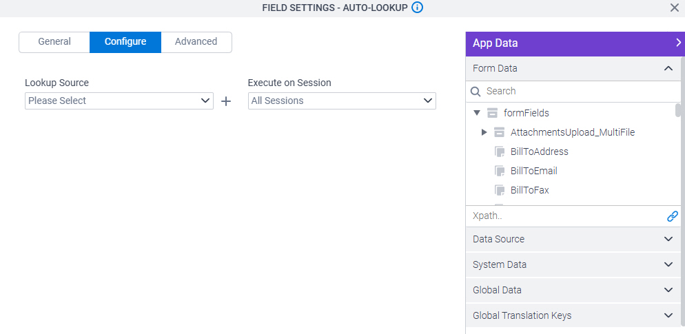 Click Add Lookup