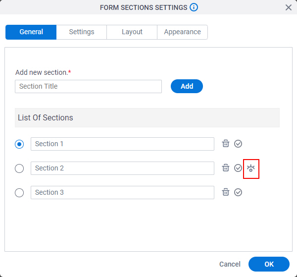 Click Display Rule