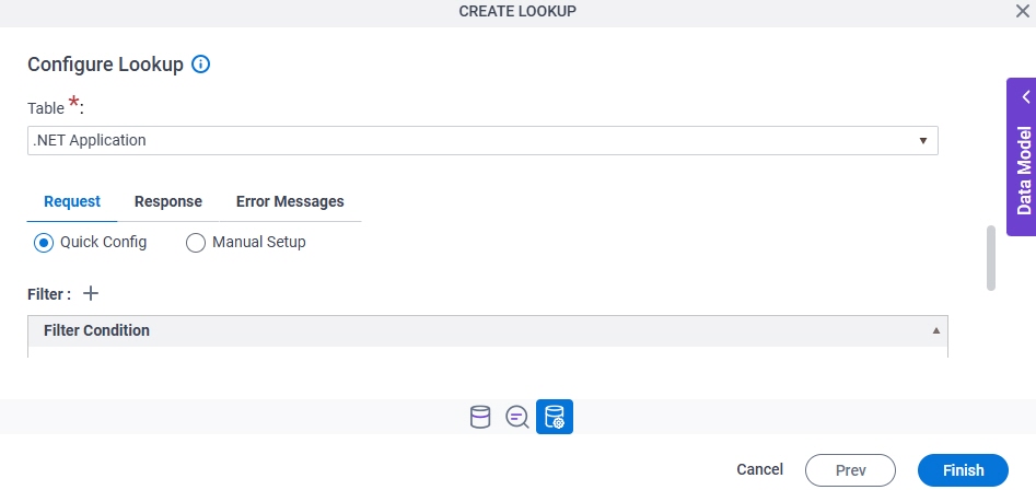 Quick Config tab