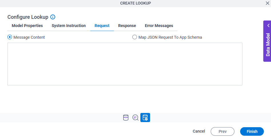 Request tab