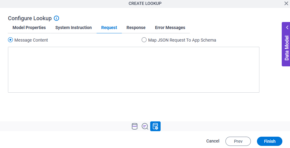 Request tab