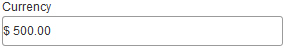 Currency form control