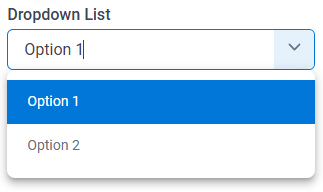 Drop-Down List form control