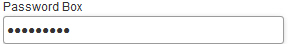 Password Box form control