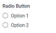 Radio Button form control