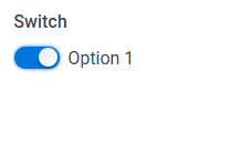 Toggle Switch form control