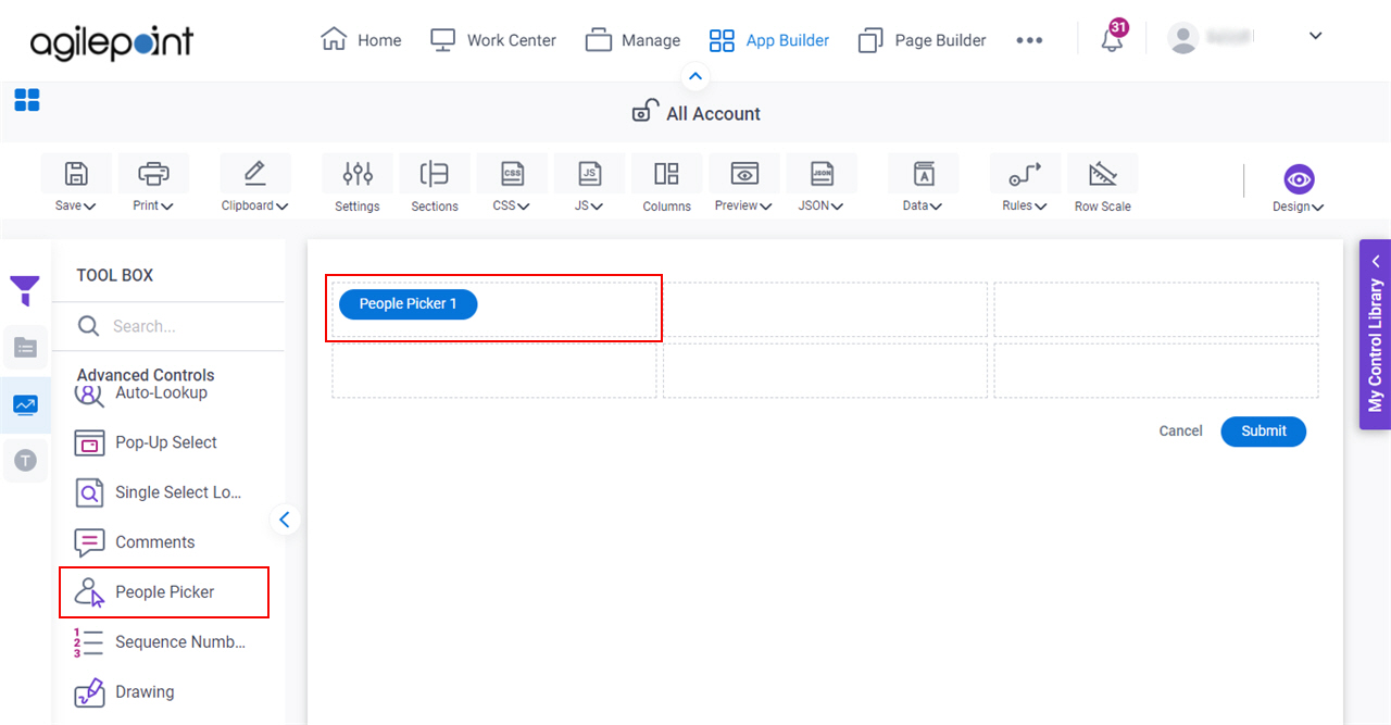 People Picker Form Control
