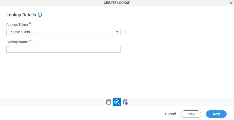 Lookup Details screen