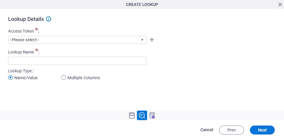 Lookup Details screen