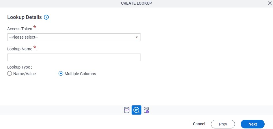 Lookup Details screen