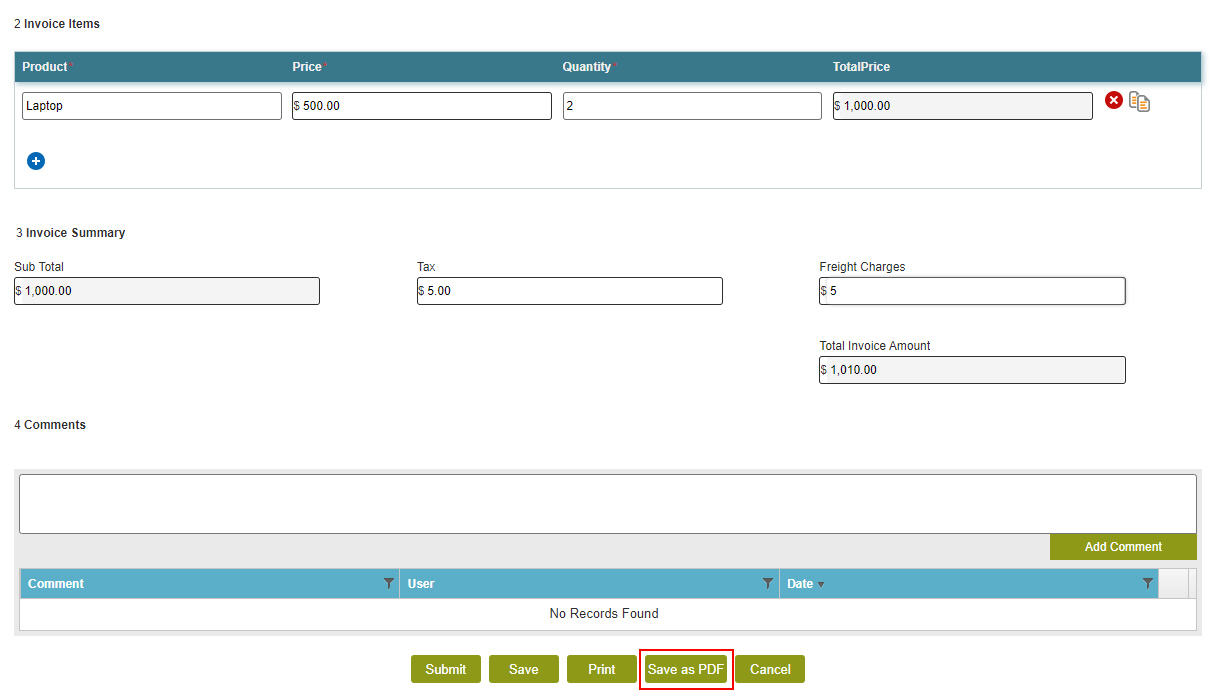Click Save as PDF