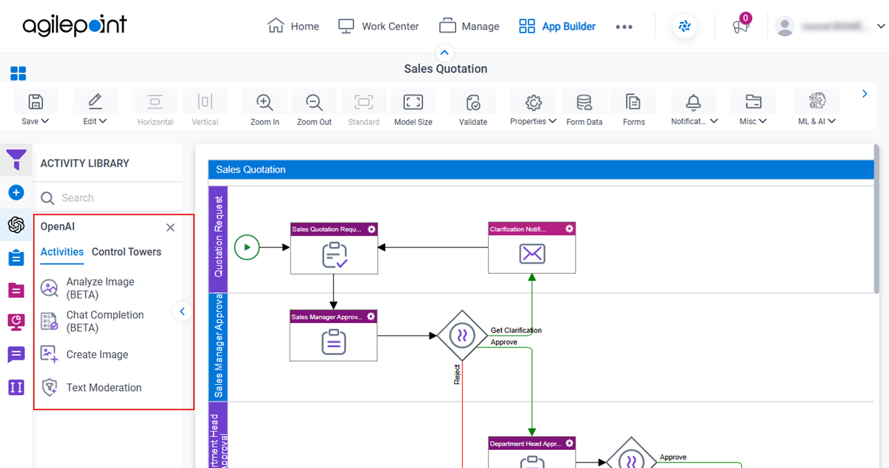 Process Activities for OpenAI