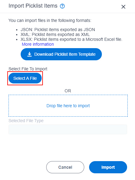 Click Select A File
