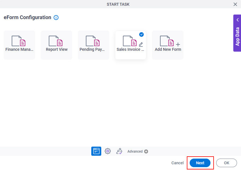 Sales Invoice Request Form