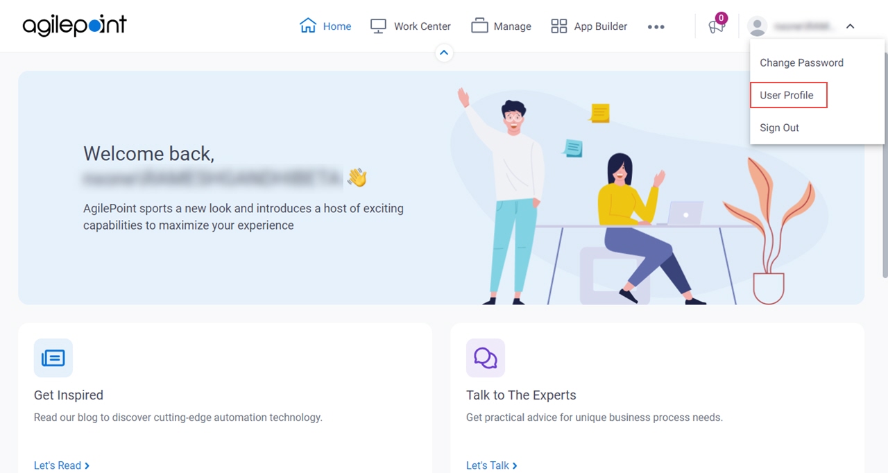 Click User Profile