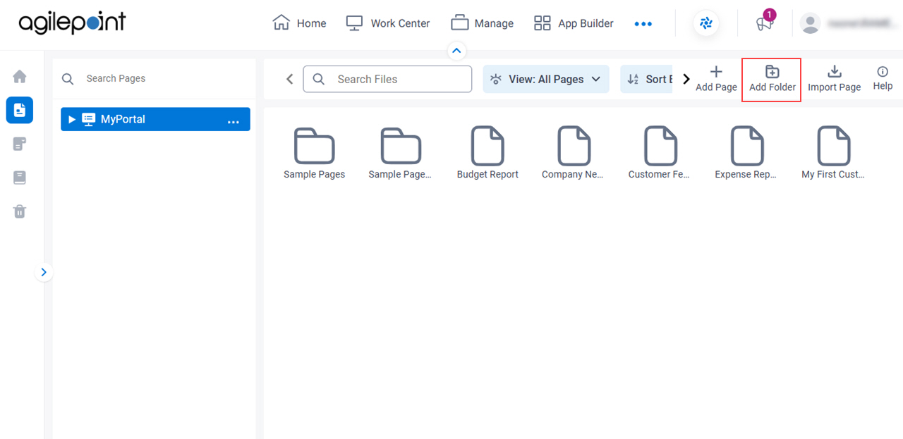 Click Add Folder