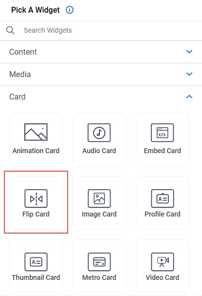 Click Flip Card