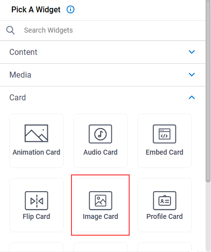 Click Image Card