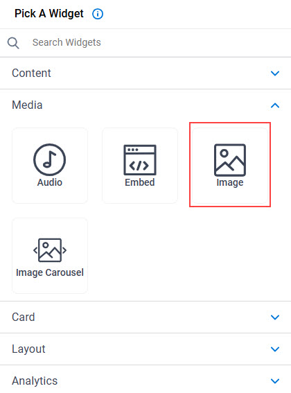 Click Image Widget