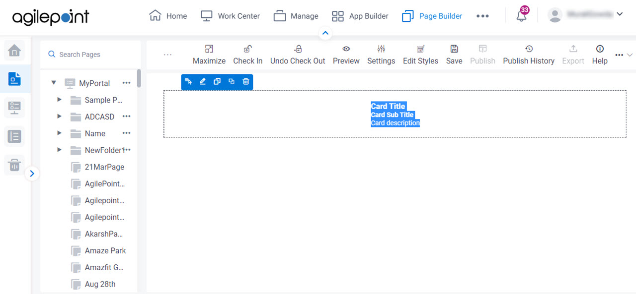Flip Card Widget Value