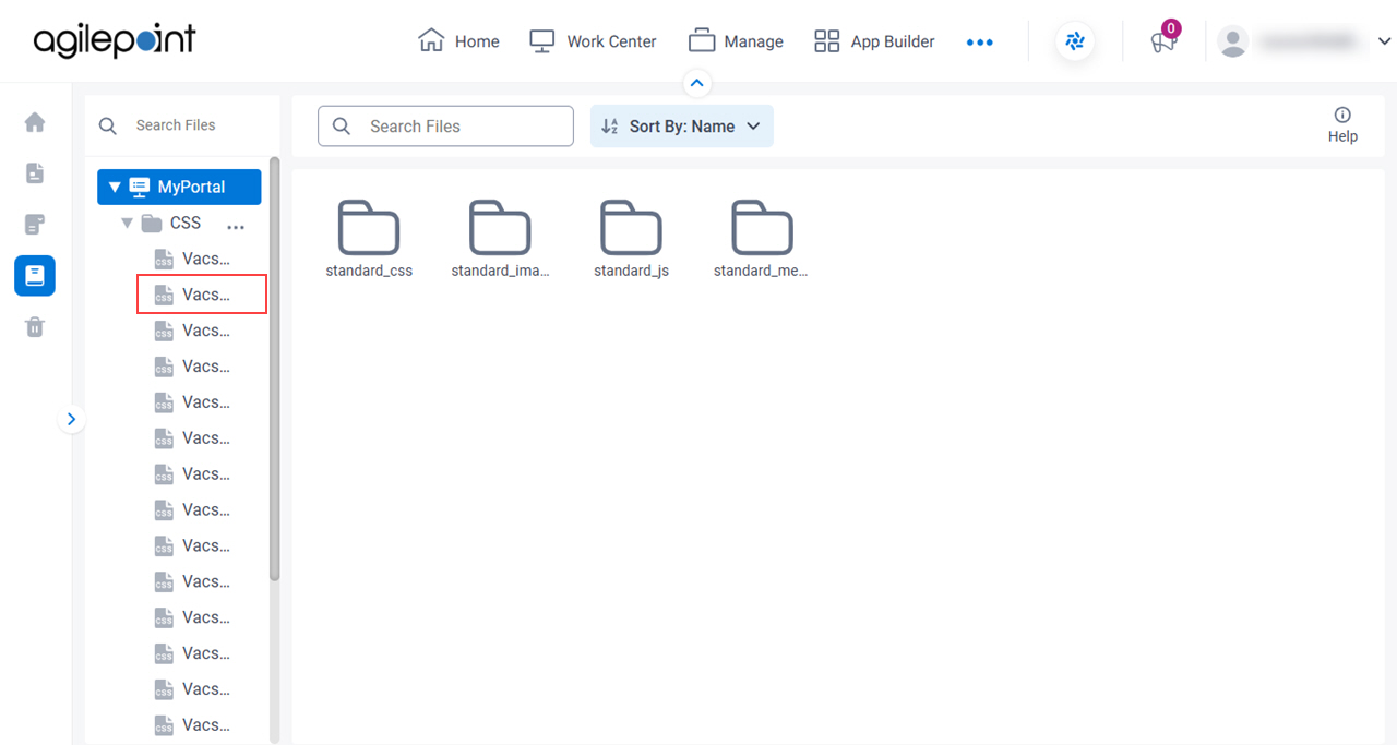 Click CSS File