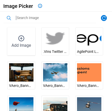 Image Picker screen