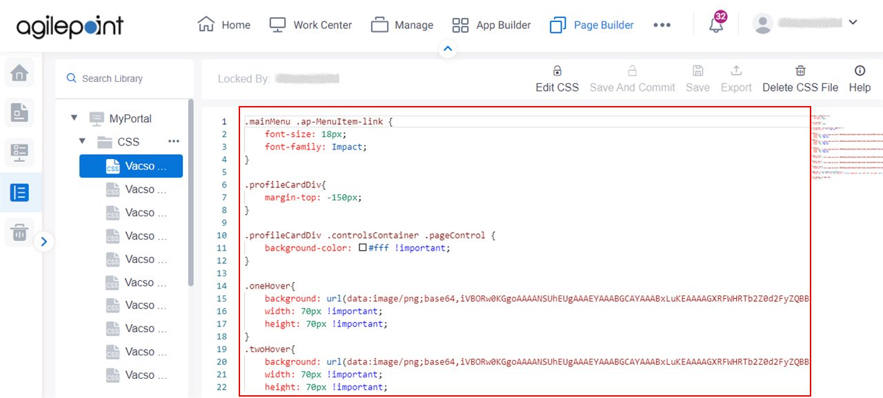 CSS File Screen
