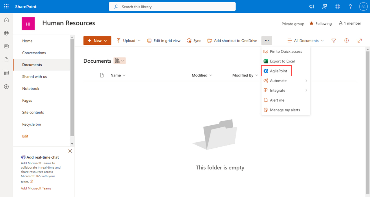 Click AgilePoint