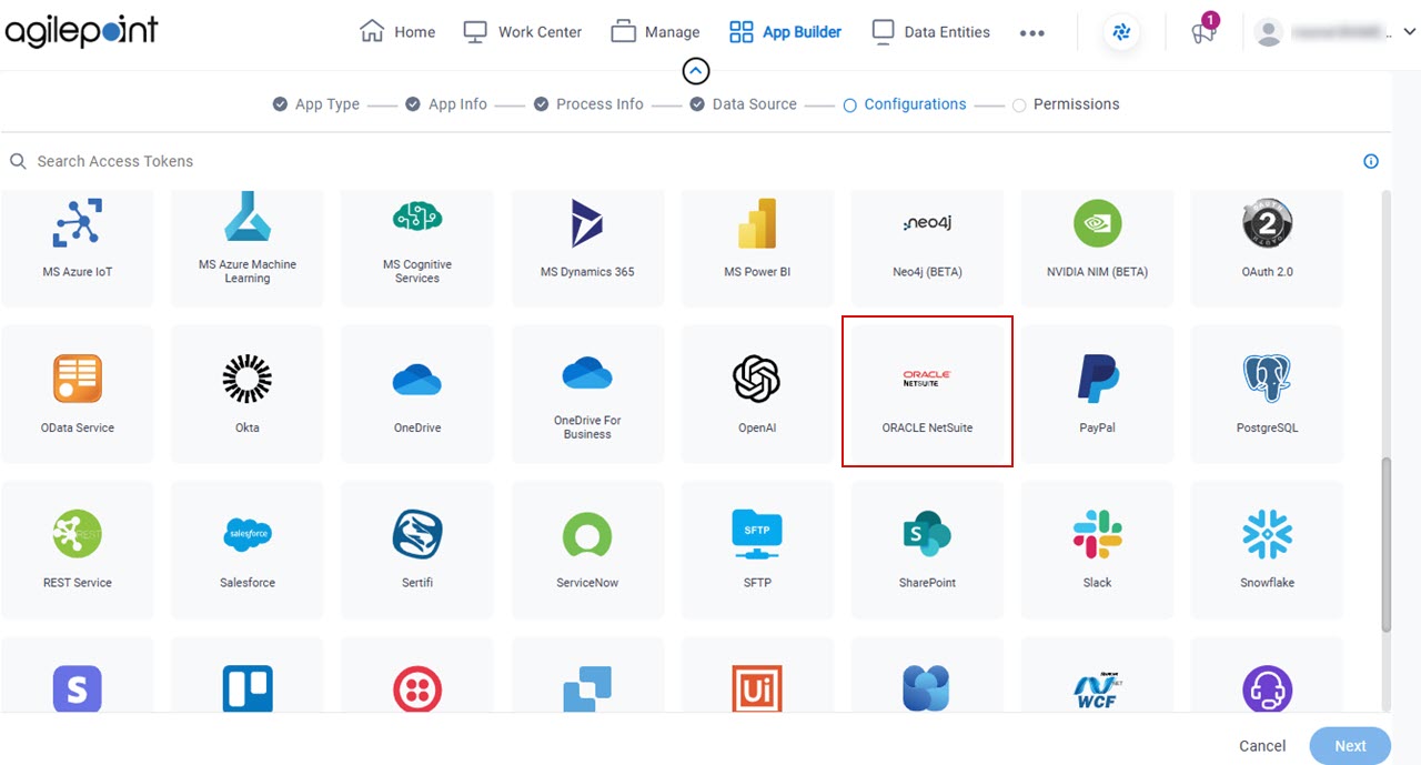 Select Oracle NetSuite