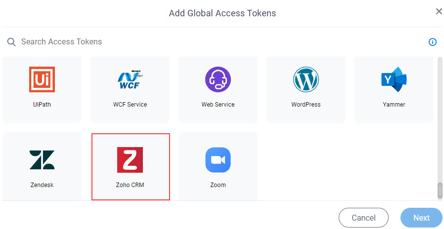 Click Zoho CRM