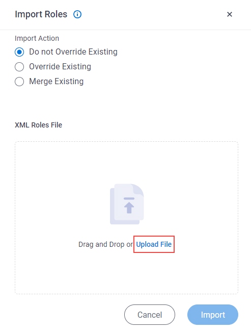Click Upload File