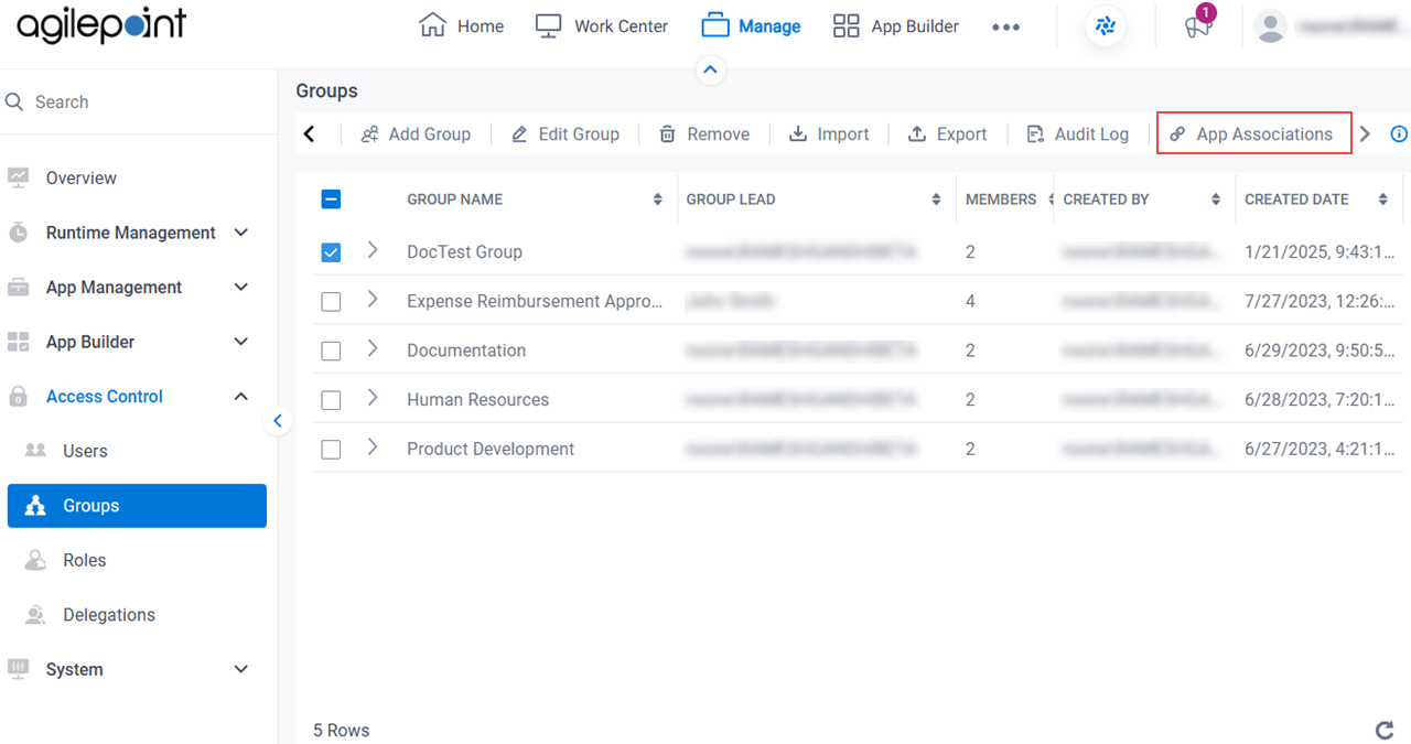 Click App Associations