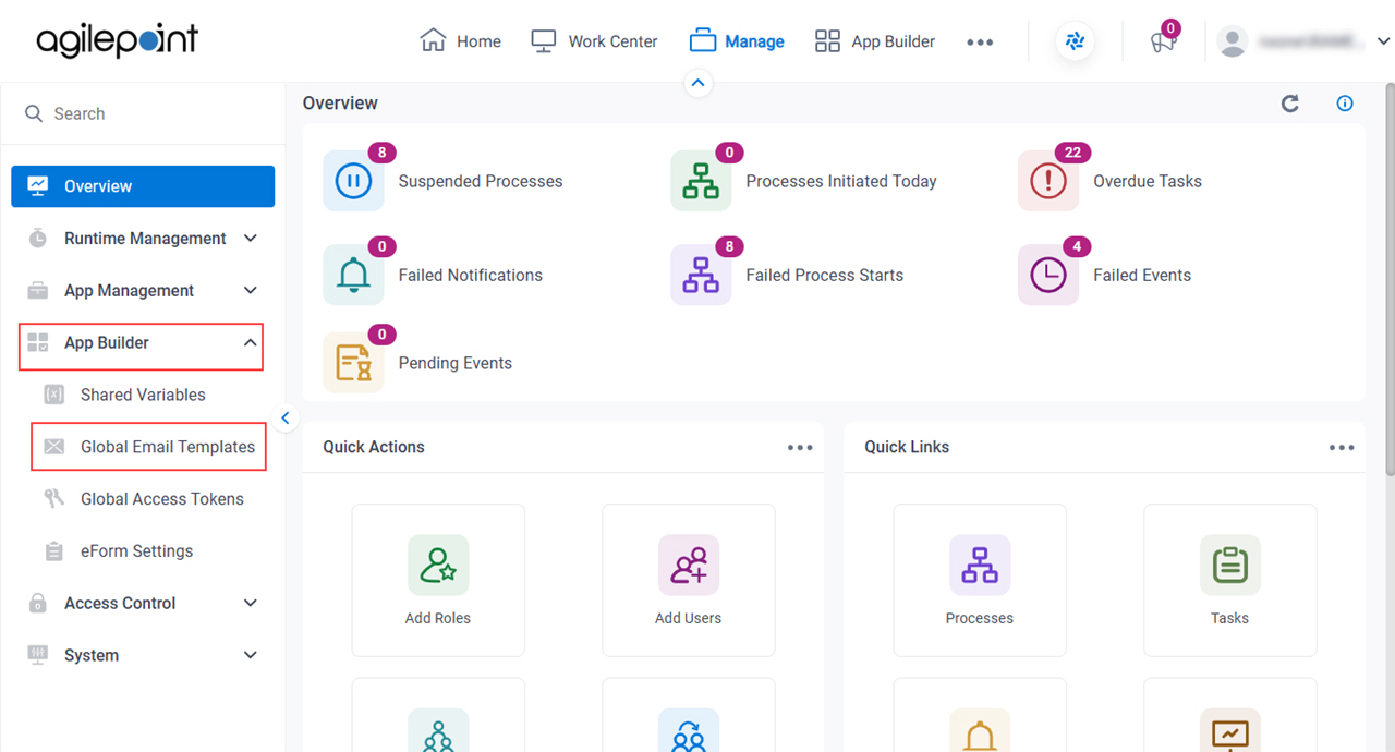 Click Global Email Templates