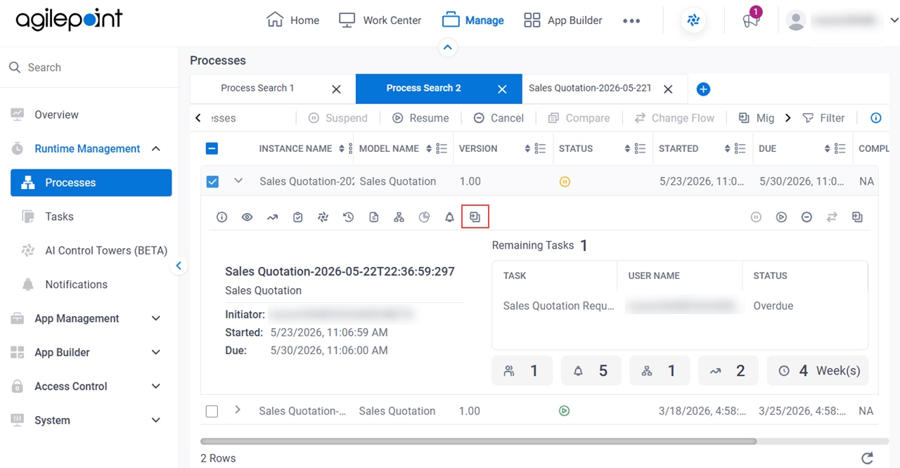 Click Process Migrations