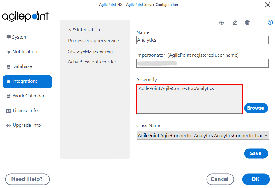 Enter Impersonator Field