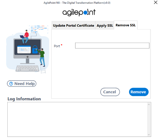 Remove SSL Certificate tab