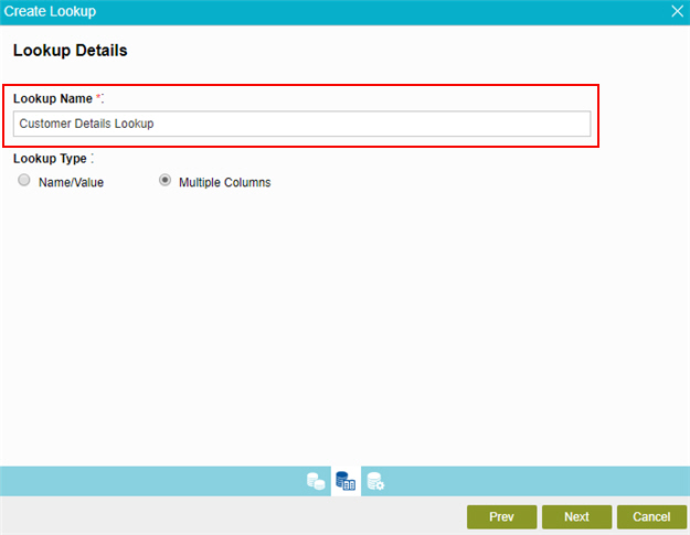 Lookup Details screen